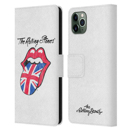 The Rolling Stones Key Art Uk Tongue Leather Book Wallet Case Cover For Apple iPhone 11 Pro Max