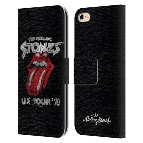 The Rolling Stones Key Art Us Tour 78 Leather Book Wallet Case Cover For Apple iPhone 6 / iPhone 6s