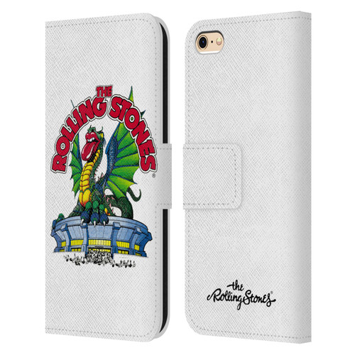 The Rolling Stones Key Art Dragon Leather Book Wallet Case Cover For Apple iPhone 6 / iPhone 6s