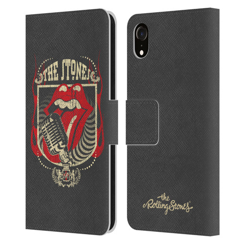 The Rolling Stones Key Art Jumbo Tongue Leather Book Wallet Case Cover For Apple iPhone XR