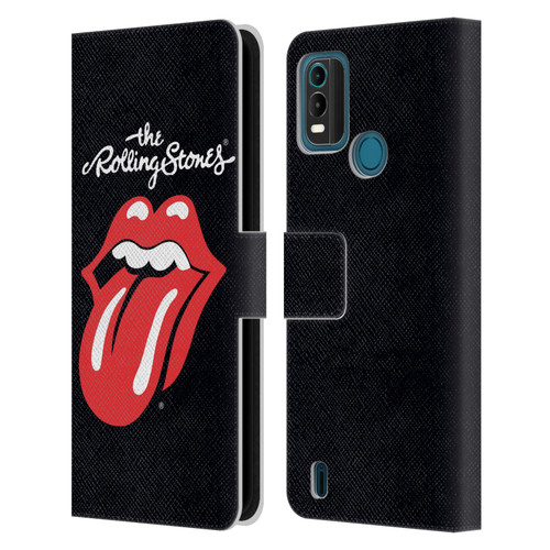 The Rolling Stones Key Art Tongue Classic Leather Book Wallet Case Cover For Nokia G11 Plus