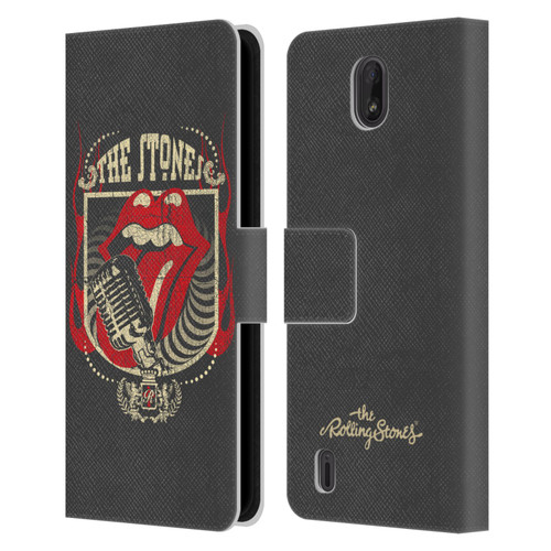 The Rolling Stones Key Art Jumbo Tongue Leather Book Wallet Case Cover For Nokia C01 Plus/C1 2nd Edition