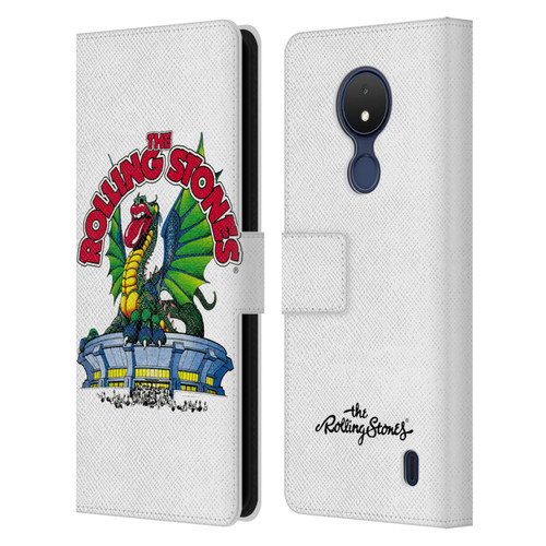 The Rolling Stones Key Art Dragon Leather Book Wallet Case Cover For Nokia C21