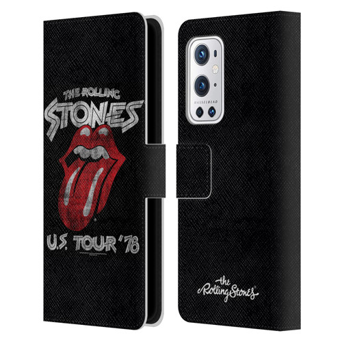 The Rolling Stones Key Art Us Tour 78 Leather Book Wallet Case Cover For OnePlus 9 Pro