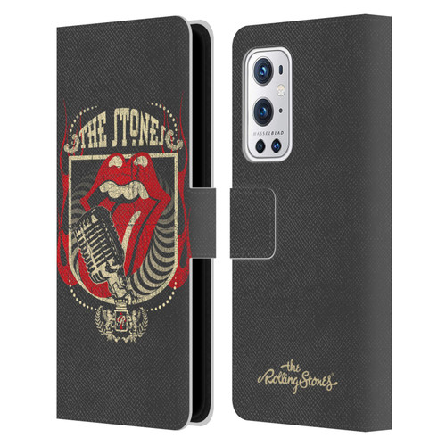 The Rolling Stones Key Art Jumbo Tongue Leather Book Wallet Case Cover For OnePlus 9 Pro