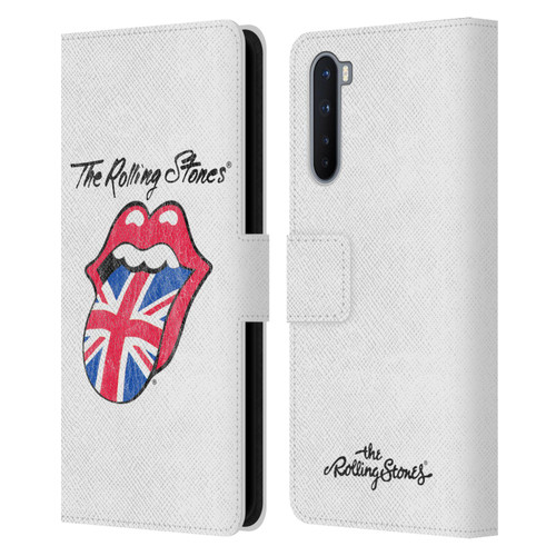 The Rolling Stones Key Art Uk Tongue Leather Book Wallet Case Cover For OnePlus Nord 5G
