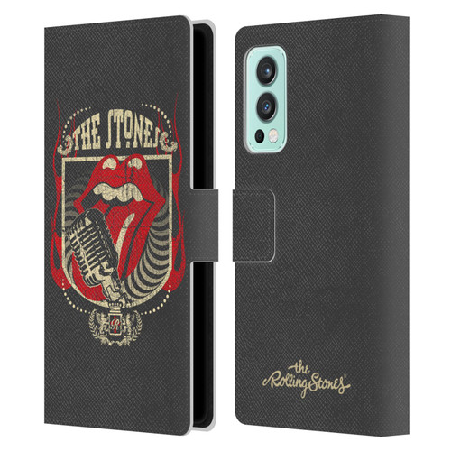 The Rolling Stones Key Art Jumbo Tongue Leather Book Wallet Case Cover For OnePlus Nord 2 5G