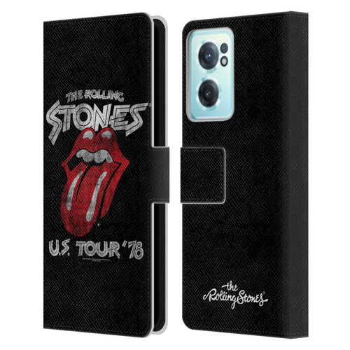 The Rolling Stones Key Art Us Tour 78 Leather Book Wallet Case Cover For OnePlus Nord CE 2 5G