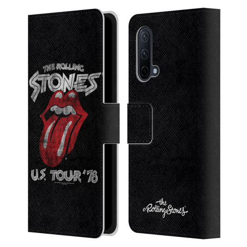 The Rolling Stones Key Art Us Tour 78 Leather Book Wallet Case Cover For OnePlus Nord CE 5G
