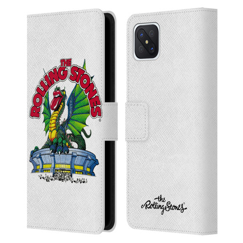 The Rolling Stones Key Art Dragon Leather Book Wallet Case Cover For OPPO Reno4 Z 5G