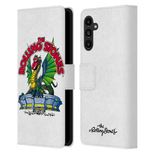 The Rolling Stones Key Art Dragon Leather Book Wallet Case Cover For Samsung Galaxy A13 5G (2021)