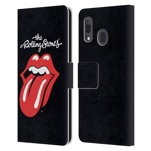 The Rolling Stones Key Art Tongue Classic Leather Book Wallet Case Cover For Samsung Galaxy A33 5G (2022)