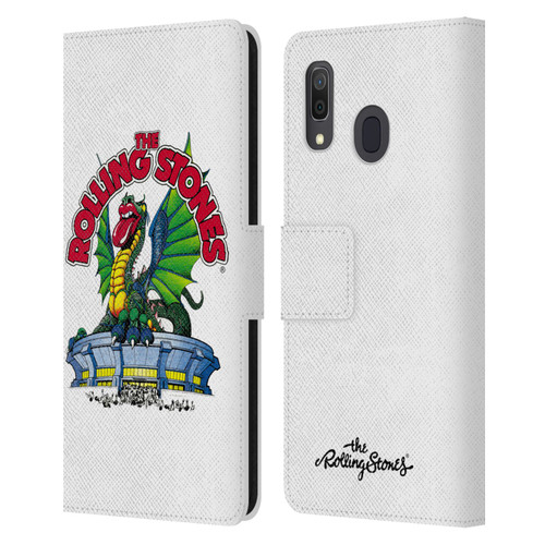 The Rolling Stones Key Art Dragon Leather Book Wallet Case Cover For Samsung Galaxy A33 5G (2022)