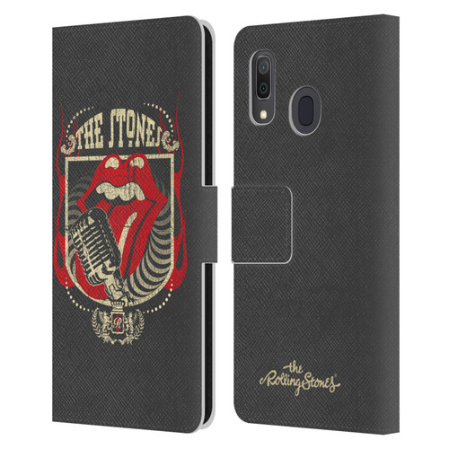 The Rolling Stones Key Art Jumbo Tongue Leather Book Wallet Case Cover For Samsung Galaxy A33 5G (2022)