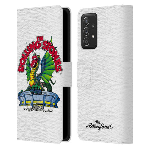 The Rolling Stones Key Art Dragon Leather Book Wallet Case Cover For Samsung Galaxy A52 / A52s / 5G (2021)