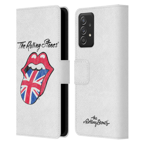 The Rolling Stones Key Art Uk Tongue Leather Book Wallet Case Cover For Samsung Galaxy A53 5G (2022)