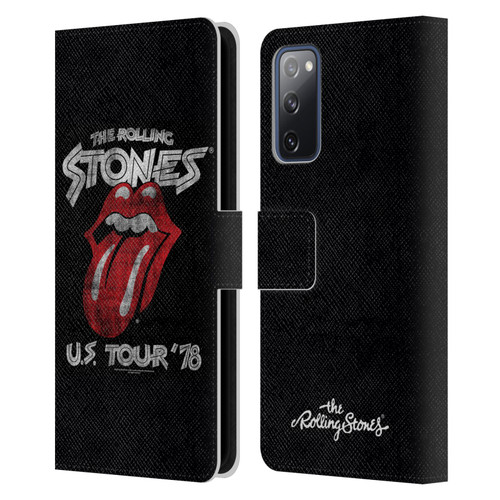 The Rolling Stones Key Art Us Tour 78 Leather Book Wallet Case Cover For Samsung Galaxy S20 FE / 5G