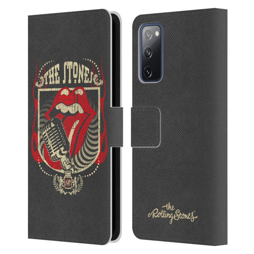 The Rolling Stones Key Art Jumbo Tongue Leather Book Wallet Case Cover For Samsung Galaxy S20 FE / 5G