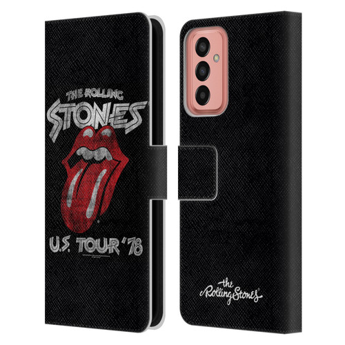The Rolling Stones Key Art Us Tour 78 Leather Book Wallet Case Cover For Samsung Galaxy M13 (2022)