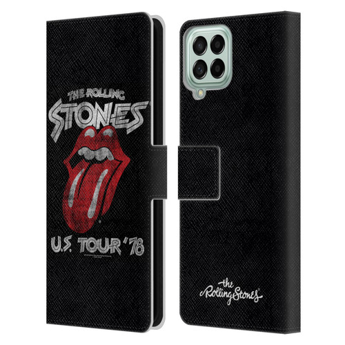 The Rolling Stones Key Art Us Tour 78 Leather Book Wallet Case Cover For Samsung Galaxy M53 (2022)