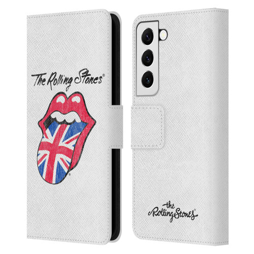 The Rolling Stones Key Art Uk Tongue Leather Book Wallet Case Cover For Samsung Galaxy S22 5G