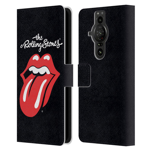 The Rolling Stones Key Art Tongue Classic Leather Book Wallet Case Cover For Sony Xperia Pro-I