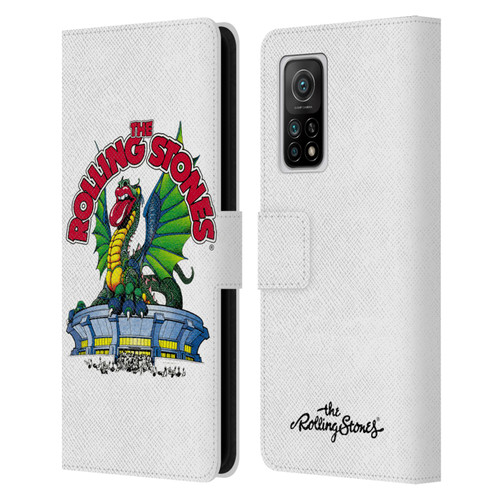 The Rolling Stones Key Art Dragon Leather Book Wallet Case Cover For Xiaomi Mi 10T 5G