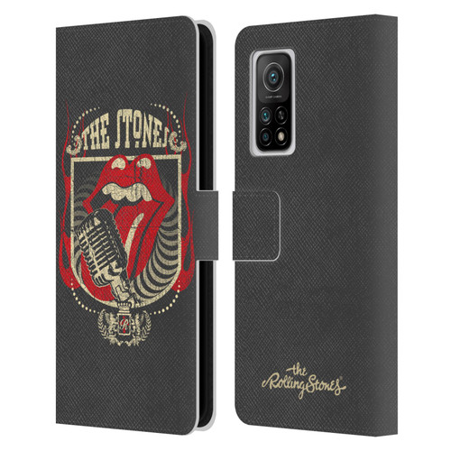 The Rolling Stones Key Art Jumbo Tongue Leather Book Wallet Case Cover For Xiaomi Mi 10T 5G