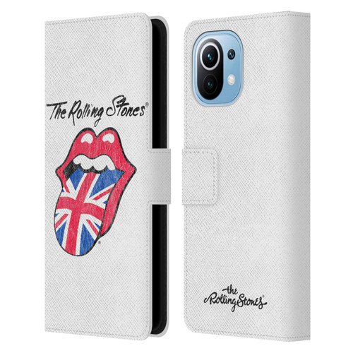 The Rolling Stones Key Art Uk Tongue Leather Book Wallet Case Cover For Xiaomi Mi 11