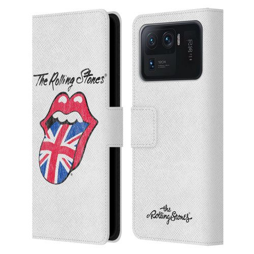 The Rolling Stones Key Art Uk Tongue Leather Book Wallet Case Cover For Xiaomi Mi 11 Ultra