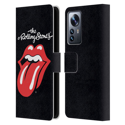 The Rolling Stones Key Art Tongue Classic Leather Book Wallet Case Cover For Xiaomi 12 Pro