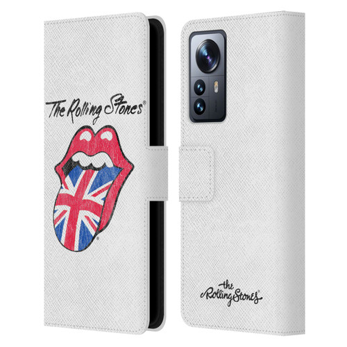 The Rolling Stones Key Art Uk Tongue Leather Book Wallet Case Cover For Xiaomi 12 Pro