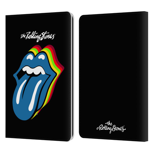 The Rolling Stones Licks Collection Pop Art 2 Leather Book Wallet Case Cover For Amazon Kindle Paperwhite 1 / 2 / 3