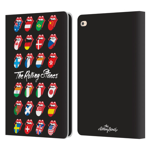 The Rolling Stones Licks Collection Flag Poster Leather Book Wallet Case Cover For Apple iPad Air 2 (2014)