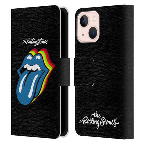 The Rolling Stones Licks Collection Pop Art 2 Leather Book Wallet Case Cover For Apple iPhone 13 Mini