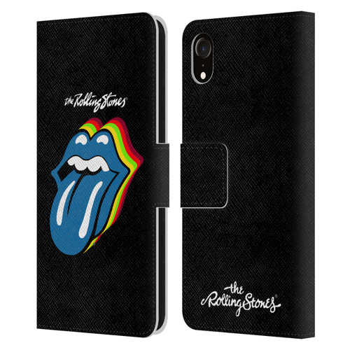The Rolling Stones Licks Collection Pop Art 2 Leather Book Wallet Case Cover For Apple iPhone XR