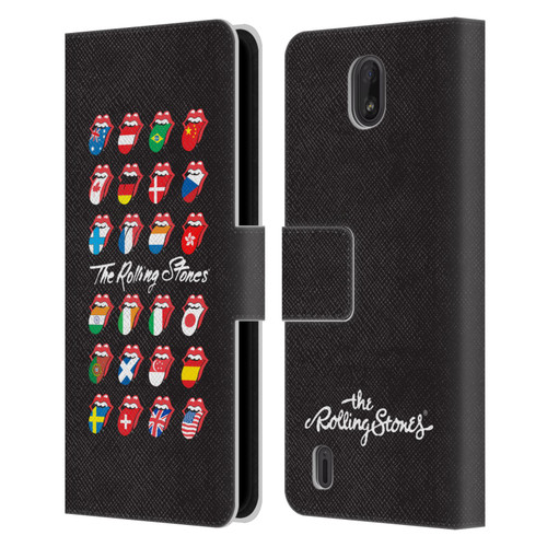 The Rolling Stones Licks Collection Flag Poster Leather Book Wallet Case Cover For Nokia C01 Plus/C1 2nd Edition