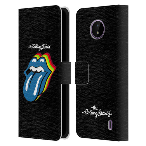 The Rolling Stones Licks Collection Pop Art 2 Leather Book Wallet Case Cover For Nokia C10 / C20