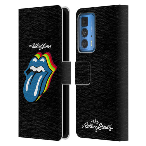 The Rolling Stones Licks Collection Pop Art 2 Leather Book Wallet Case Cover For Motorola Edge 20 Pro