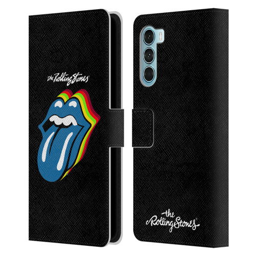 The Rolling Stones Licks Collection Pop Art 2 Leather Book Wallet Case Cover For Motorola Edge S30 / Moto G200 5G