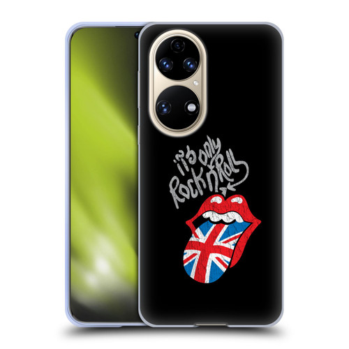The Rolling Stones Albums Only Rock And Roll Distressed Soft Gel Case for Huawei P50