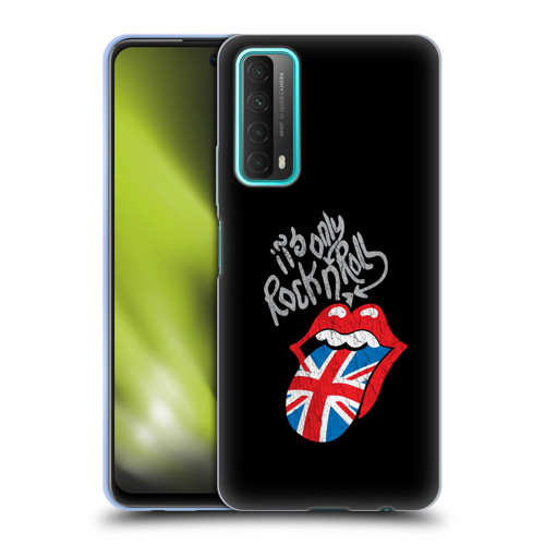 The Rolling Stones Albums Only Rock And Roll Distressed Soft Gel Case for Huawei P Smart (2021)