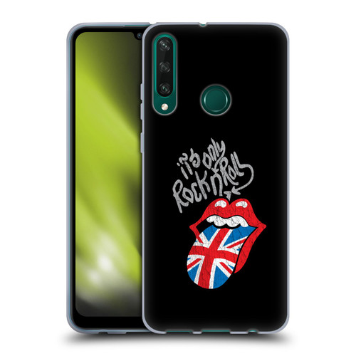 The Rolling Stones Albums Only Rock And Roll Distressed Soft Gel Case for Huawei Y6p