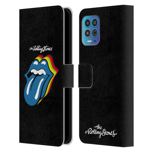 The Rolling Stones Licks Collection Pop Art 2 Leather Book Wallet Case Cover For Motorola Moto G100