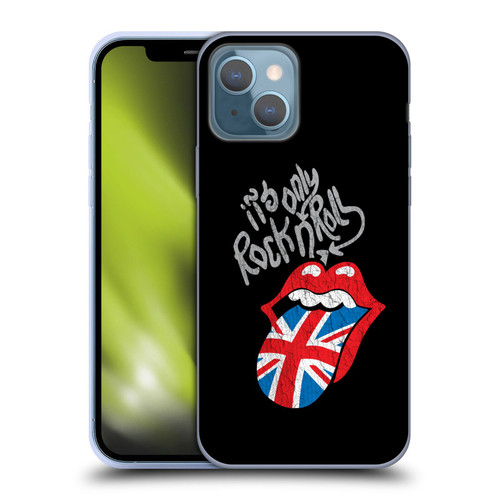 The Rolling Stones Albums Only Rock And Roll Distressed Soft Gel Case for Apple iPhone 13