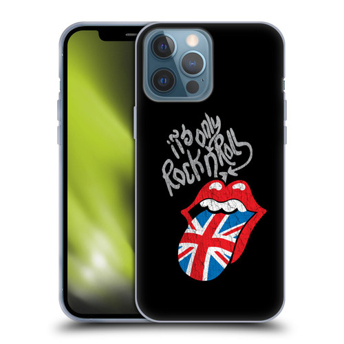 The Rolling Stones Albums Only Rock And Roll Distressed Soft Gel Case for Apple iPhone 13 Pro Max