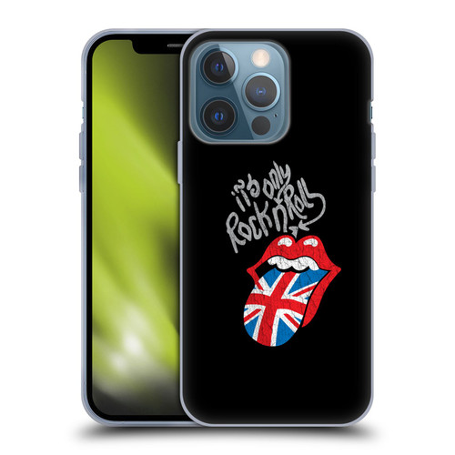 The Rolling Stones Albums Only Rock And Roll Distressed Soft Gel Case for Apple iPhone 13 Pro