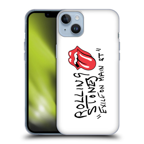 The Rolling Stones Albums Exile On Main St. Soft Gel Case for Apple iPhone 14 Plus