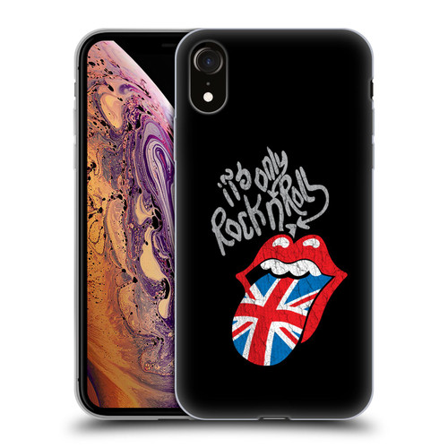 The Rolling Stones Albums Only Rock And Roll Distressed Soft Gel Case for Apple iPhone XR