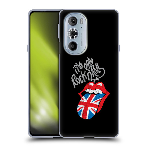 The Rolling Stones Albums Only Rock And Roll Distressed Soft Gel Case for Motorola Edge X30
